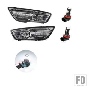 フォード フォグランプ LED モンデオ MK4 2007 2008 2009 2010 ヘッドライト防曇ライト FOGLIGHTS ハロゲン電球フォグランプカーアクセサリー