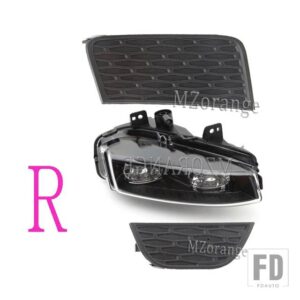 レンジローバー ランドローバー LED フォグランプヘッドライト EVOQUE 2011 2012 2013-2015 フォグランプフォグランプカバーグリルベゼルアセン - Smoked LED Cover R