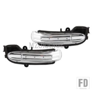 メルセデスベンツ LED バックミラーウィンカーライト W203 4 ドア 2004-2007 サイドミラーライトインジケータードアウイングミラーランプ - L and R