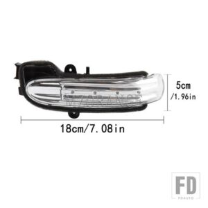 メルセデスベンツ LED バックミラーウィンカーライト W203 4 ドア 2004-2007 サイドミラーライトインジケータードアウイングミラーランプ - R mirror light