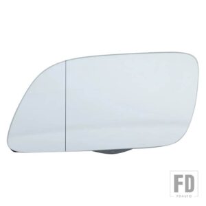 VW ポロ 37377 加熱サイドミラーレンズ MK4 ドアウイングリアビューミラー白ガラス交換 - left