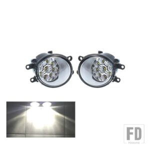 トヨタ フォグランプ カムリ XV40 2007 2008 2009 フェイスリフト前のクロームフォグランプカバーグリルベゼル LED フォグライトヘッドライトフ - LED fog B