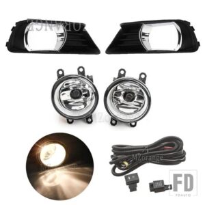 トヨタ フォグランプ カムリ XV40 2007 2008 2009 フェイスリフト前のクロームフォグランプカバーグリルベゼル LED フォグライトヘッドライトフ - 1 set Halogen