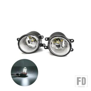 トヨタ フォグランプ カムリ XV40 2007 2008 2009 フェイスリフト前のクロームフォグランプカバーグリルベゼル LED フォグライトヘッドライトフ - LED Fog A