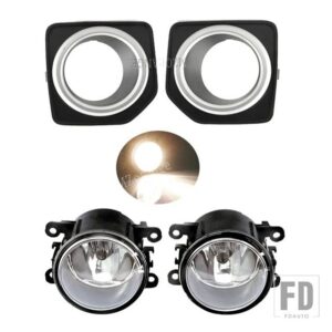 ランドローバー フォグランプフリーランダー 2 LR2 2013-2016 フォグランプカバーグリルベゼルヘッドライト LED フォグランプフォグランプアク - Halogen and covers