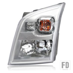 フォード 自動ヘッドライトトランジット MK7 バン V348 2006 -2010-14 ヘッドランプデイライトウィンカーライトカーアクセサリー - Left side
