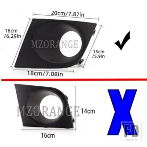 日産 フォグランプヘッドライト ティーダバーサ 2007-2010 2011 LED ハロゲンフォグライトフレーム配線グリルハーネススイッチアクセサリー - cover L