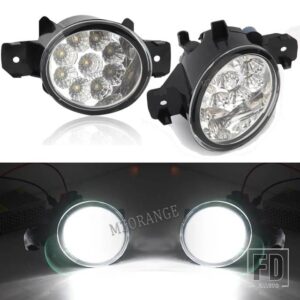 フォグランプヘッドライトルノークリオ 2 3 シンボルマスターラグナグランド 1998-2015 LED ハロゲン 2個 フォグランプフォグランプアクセサリ - LED A