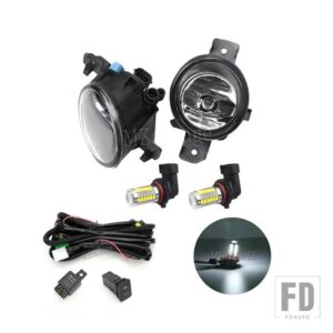 フォグランプヘッドライトルノークリオ 2 3 シンボルマスターラグナグランド 1998-2015 LED ハロゲン 2個 フォグランプフォグランプアクセサリ - LED C and wires