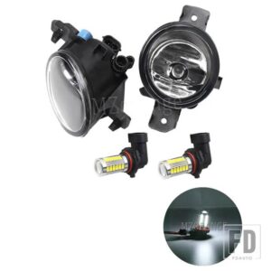 フォグランプヘッドライトルノークリオ 2 3 シンボルマスターラグナグランド 1998-2015 LED ハロゲン 2個 フォグランプフォグランプアクセサリ - LED C