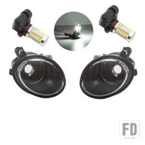 BMW LED フォグランプ E46 M3 37408 ヘッドライトフォグランプ E39 M5 2001 2002 2003 フォグランプ - 1 pair LED2