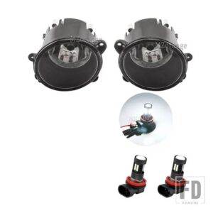 ランドローバー レンジローバースポーツ L322 2003-2009 フォグライトヘッドライトディスカバリー 2 3 LED フォグランプハロゲンフォグランプ車 - LED L and R