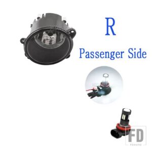 ランドローバー レンジローバースポーツ L322 2003-2009 フォグライトヘッドライトディスカバリー 2 3 LED フォグランプハロゲンフォグランプ車 - LED R