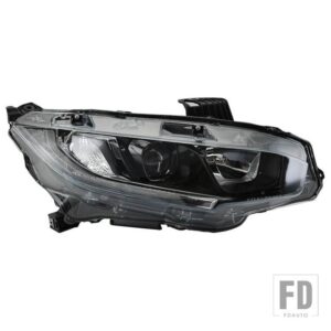 ホンダ フロントバンパーヘッドライト シビック 10TH 2016-20 ヘッドライトヘッドランプ DRL デイライトカーアクセサリー - 1 pcs right side