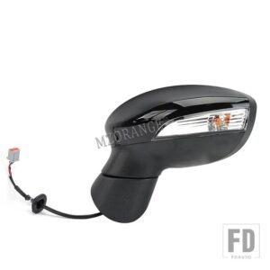 フォード サイド電動ドアウイングミラーフィエスタ MK7 2008-2012 バックミラー加熱ガラスウィンカーインジケータライト 011GCS3795 - 6pins left