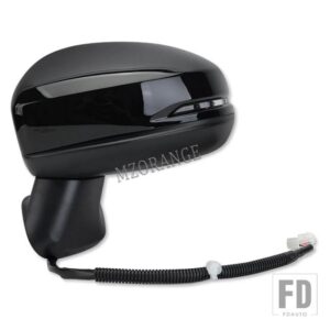 ホンダ サイドミラー フィットジャズ 2015 2016 2017-2019 MK4 GF GK ドアウイングランプ手動折りたたみバックミラーレンズアセンブリ - 5pins left
