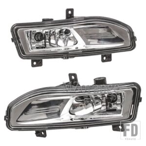 日産 フォグランプ LED エクストレイル X トレイル T32 ローグ 2017-2019 ヘッドライトフォグランプブラケットハーネスカバーグリルベゼルアク - 2 pcs fog lights