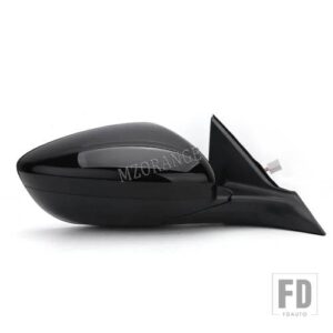 ホンダ アコード 10TH 世代 2018-2022 サイドドアミラーカーアクセサリーバックミラーレンズ反射ガラスマニュアル折りたたみカバー - R black