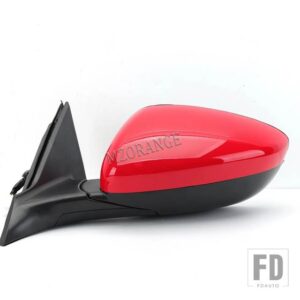 ホンダ アコード 10TH 世代 2018-2022 サイドドアミラーカーアクセサリーバックミラーレンズ反射ガラスマニュアル折りたたみカバー - L RED