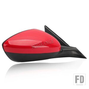 ホンダ アコード 10TH 世代 2018-2022 サイドドアミラーカーアクセサリーバックミラーレンズ反射ガラスマニュアル折りたたみカバー - R RED