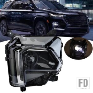 シボレー トラバース 2022-2023 LED DRL プロジェクターヘッドライト W/O ヘッドライトヘッドランプフォグランプロー/ハイビームライトアクセサ - 1pcs Right