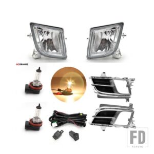 マツダ 6 アテンザ 39783 フォグランプ LED ヘッドライトハロゲンフォグランプクロームカバーグリルベゼルフレームアクセサリー