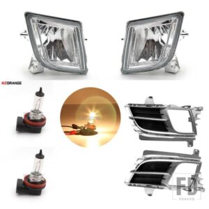 マツダ 6 アテンザ 39783 フォグランプ LED ヘッドライトハロゲンフォグランプクロームカバーグリルベゼルフレームアクセサリー