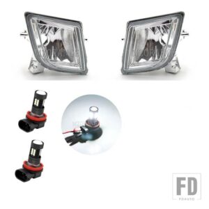 マツダ 6 アテンザ 39783 フォグランプ LED ヘッドライトハロゲンフォグランプクロームカバーグリルベゼルフレームアクセサリー