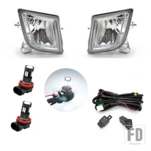 マツダ 6 アテンザ 39783 フォグランプ LED ヘッドライトハロゲンフォグランプクロームカバーグリルベゼルフレームアクセサリー