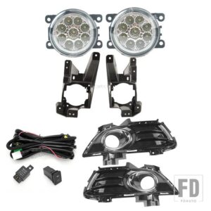 フォード フォグランプモンデオフュージョン 2013-2016 ヘッドライトフォグライトカバーグリルベゼル LED