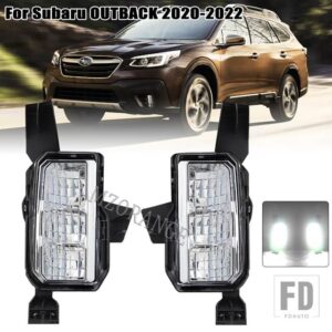 スバル LED フォグランプ アウトバック 2020 2021 2022 ヘッドライトフォグランプフロントフォグライト米国バージョン 84501AN010 アクセサリー - 1 pair fog