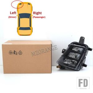 VW LED フォグランプゴルフ 7 A7 MK7 GTI GTD 2013-17 ヘッドライトフロント LED DRL フォグランプカーアクセサリー - left fog