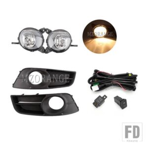 トヨタ フォグランプ LED カローラ 2004 2005 2006 フォグランプヨーロッパバージョンカバーグリルベゼルヘッドライトグリルアクセサリー - 1 set Halogen