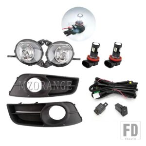 トヨタ フォグランプ LED カローラ 2004 2005 2006 フォグランプヨーロッパバージョンカバーグリルベゼルヘッドライトグリルアクセサリー - 1 set LED