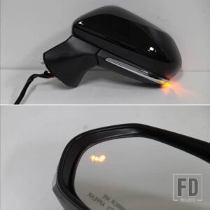 トヨタ バックミラー カムリ 2018 2019-2021 サイドウイングドアミラーウィンカーライト死角ガラスレンズアクセサリー - 7wires left
