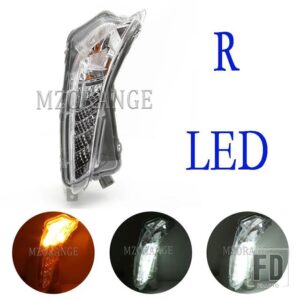 トヨタ カムリ 2015-19 LED DRL フォグランプヘッドライトドライビングランプ ASV5 米国バージョン 2016 アクセサリー - LED R