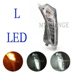 トヨタ カムリ 2015-19 LED DRL フォグランプヘッドライトドライビングランプ ASV5 米国バージョン 2016 アクセサリー - LED L