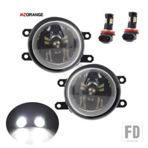 トヨタ LED フォグランプ カローラ E150 アルティス 2011 2012 2013 フォグランプスイッチグリルカバーハロゲンフォグライトフレームヘッドライ - LED A