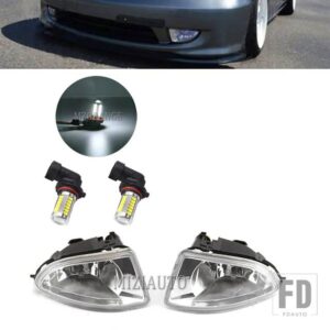 ホンダ LED フォグランプ シビック ES1 ES5 2004 2005 ヘッドライト LED フロントバンパーハロゲンフォグランプフォグランプアセンブリアクセサ