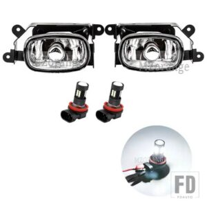 三菱 フォグランプ アウトランダー 37803 LED ヘッドライトハロゲンフロントバンパーフォグランプカーアクセサリー - LED L and R