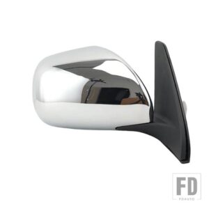 トヨタ ランドクルーザープラド 2002-2009 LC120 外側ドア 5ピン 電動折りたたみバックミラーサイドミラー ASSY 自動ダブル - 5PINS Chrome R