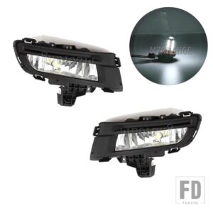 マツダ フォグランプ 3 2007 2008 2009 ヘッドライト LED フロントバンパーフォグランプフォグライトハロゲンドライビングライトカーアクセサリ - LED L and R