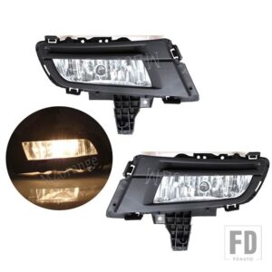 マツダ フォグランプ 3 2007 2008 2009 ヘッドライト LED フロントバンパーフォグランプフォグライトハロゲンドライビングライトカーアクセサリ - Halogen L and R