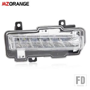 三菱 LED DRL パジェロ 2015-20 モンテロ V98 デイタイムランニングライトヘッドライト白色 LED フォグランプ - right passenger