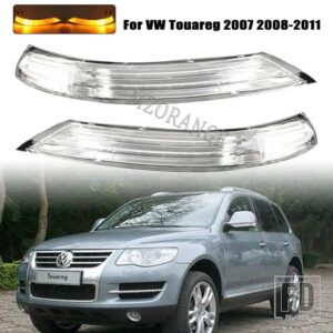 サイドミラー LED ウィンカーライトインジケータ VW トゥアレグ 2007 2008-2011 ドアウイングリアビューミラーリピーターランプアクセサリー - L and R
