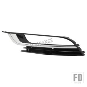 パサート CC 2012-17 フォグライトグリルカバー自動フロントバンパークロームフォグライトヘッドライトアクセサリー - Left-Cover