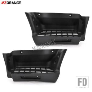 三菱 サイドステップドア下 キャンターふそう FE 2005-2020 CARSTEP ペダル MK486009 MK486008 カーアクセサリー黒プラスチック - 1 pair