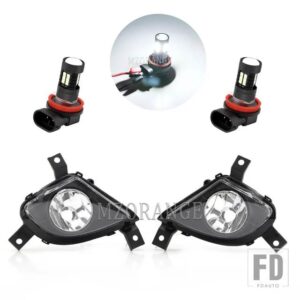BMW フォグランプ E90 E91 328I 335I 2009 2010 2011 ヘッドライト LED フロントバンパーフォグランプフォグランプドライビングライトカーアク - 1 pair LED