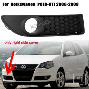 VW ポロ 9N3 フォグランプベントグリルカバーポロ-GTI 38596 MK4 フロントバンパーアンダーグリルアクセサリー - Right-Cover