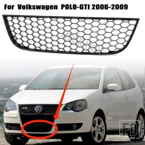VW ポロ 9N3 フォグランプベントグリルカバーポロ-GTI 38596 MK4 フロントバンパーアンダーグリルアクセサリー - center